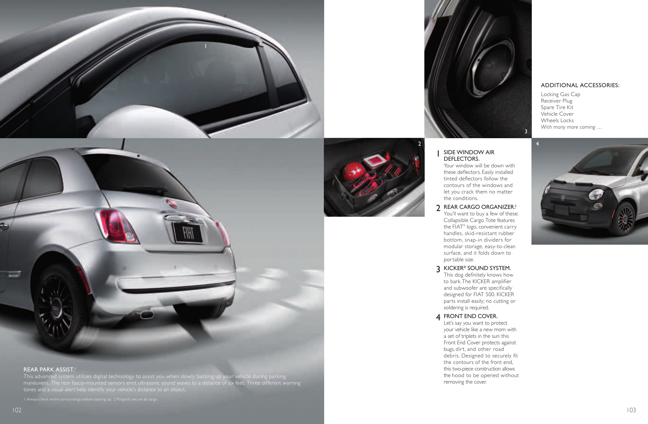2012 Fiat 500 Brochure Page 3